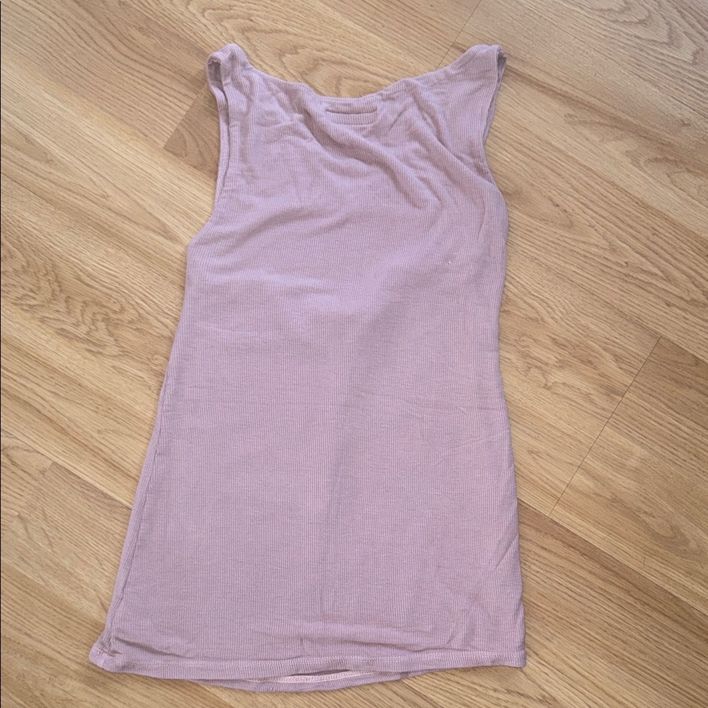 Michael Lauren REVOLVE Pink Sleeveless Tank Top Cutout Small Made in USA - Picture 4 of 4
